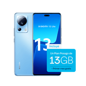 pospago 13GB_xiaomi 13 lite